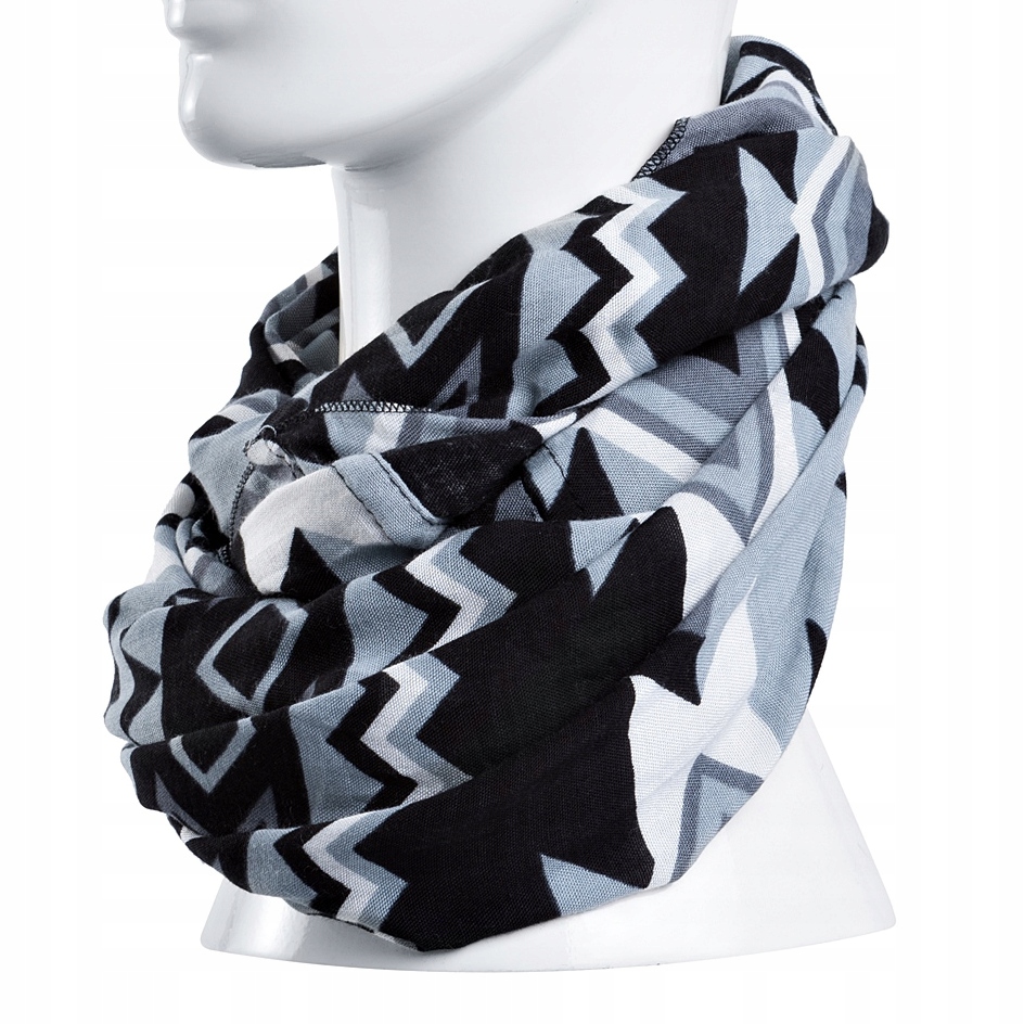 Šatka - Chimney Masterdis Sur Street Black Cotton, Ecru