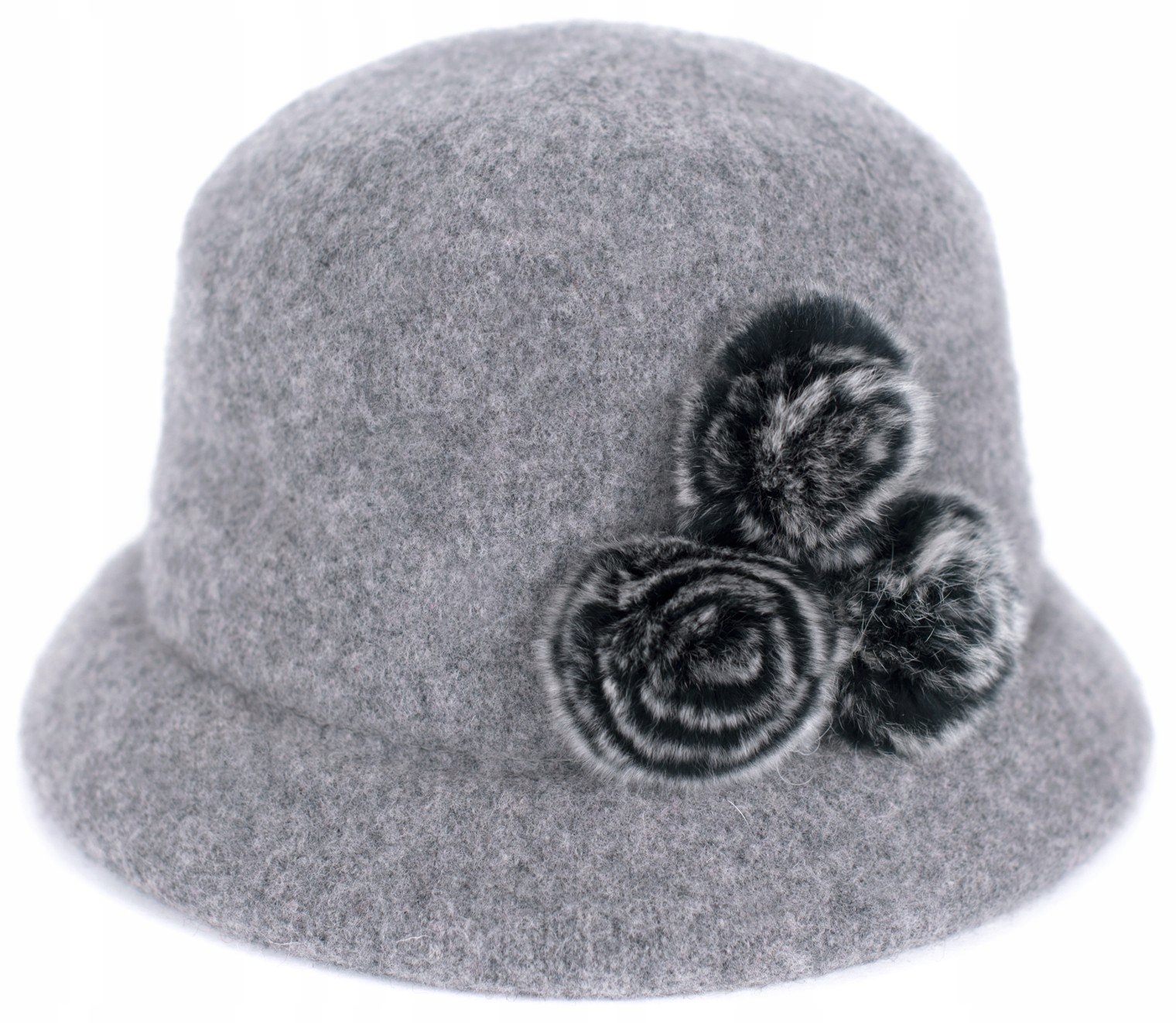 Bucket Hat Shawl Grey. Universal