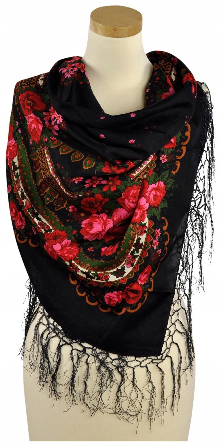 Šatka - Šál SZ13023-3 Black Polyester