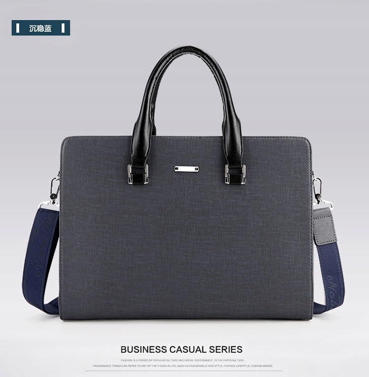 Gray Fashion Men's Business Kucase Pánsky projekt