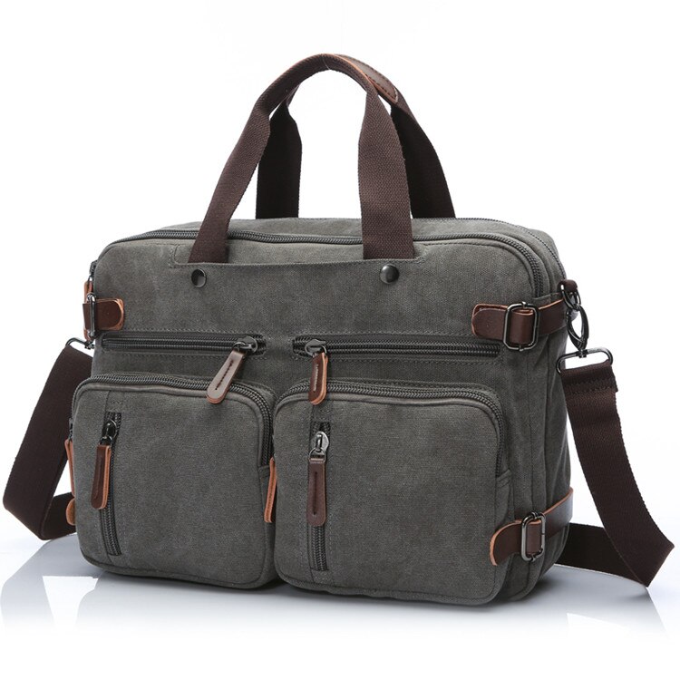 Gray-Men's Vintage Canvas každý deň