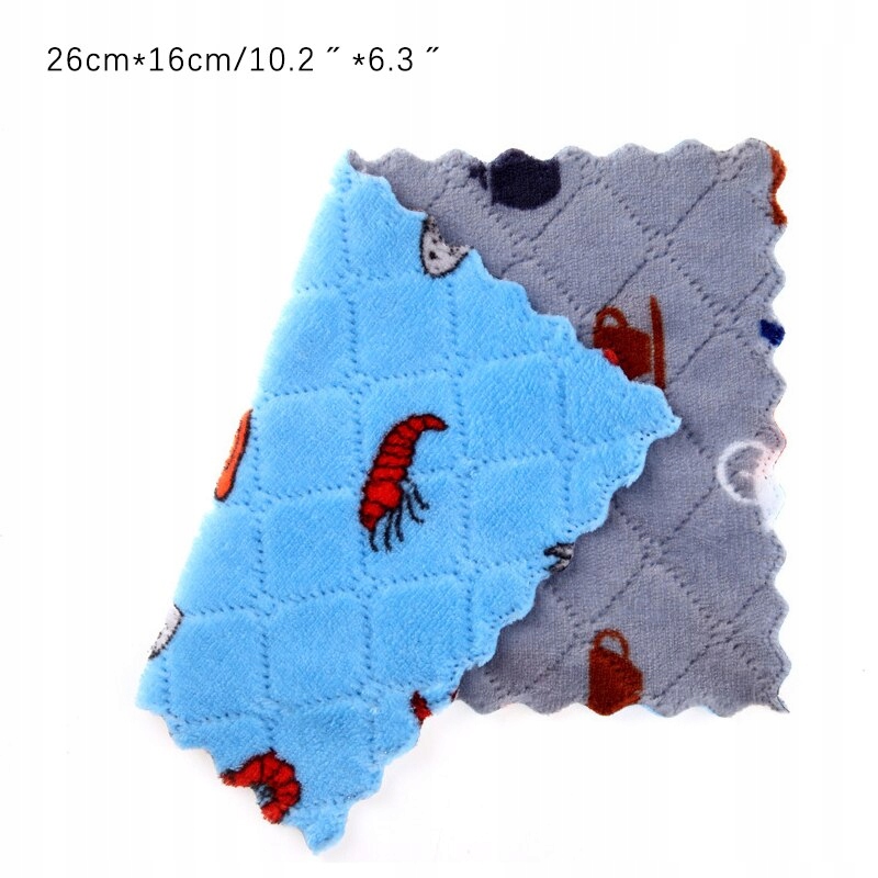 Šedá modrá štýl 26x16 cm 5 kusov mäkká ruka