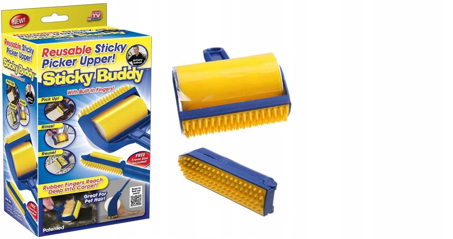 Buddha's Stick Buddy Brush na čistenie oblečenia