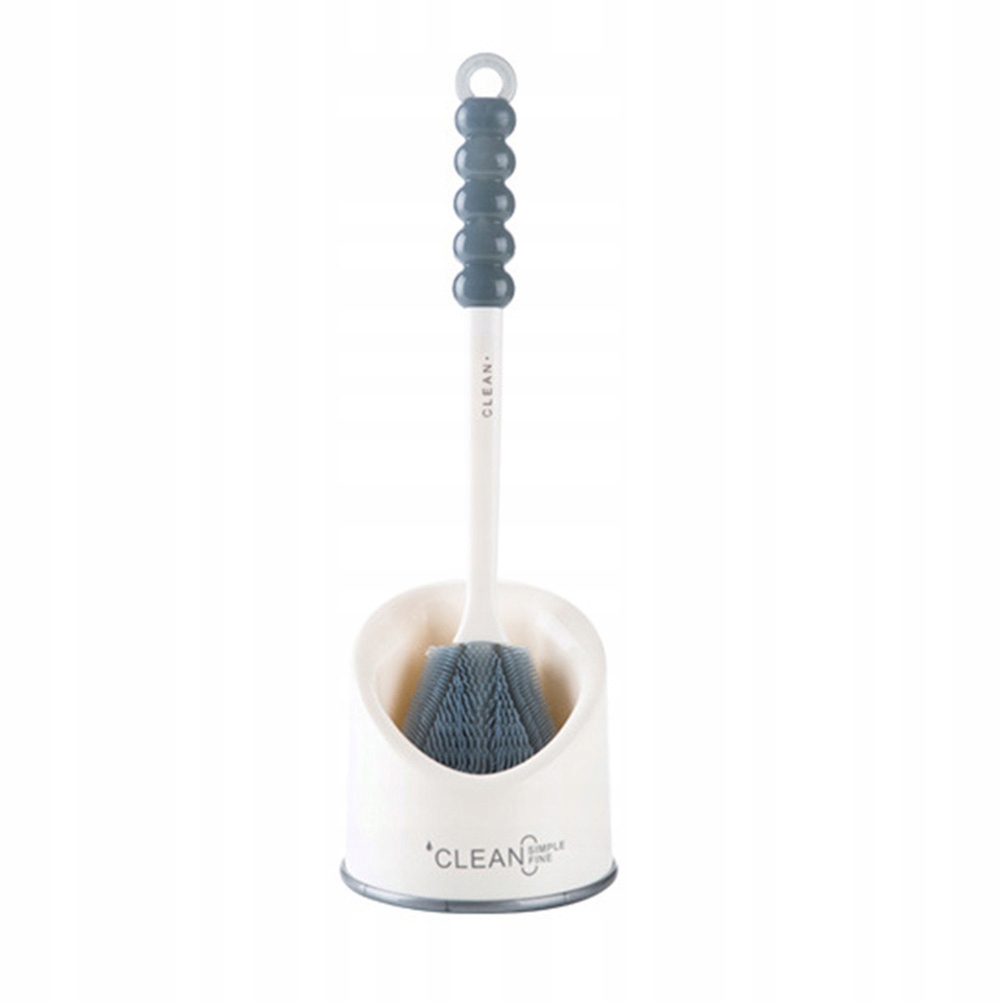 Toaletná kefa s dlhou rukoväťou a základňou