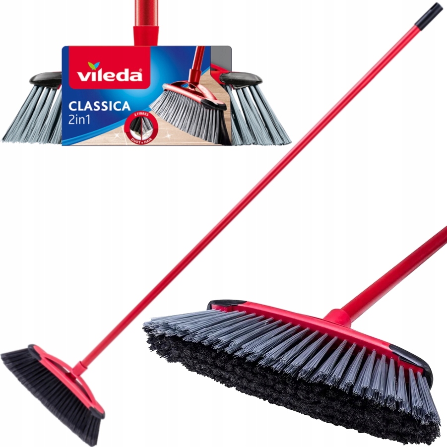 Kefa s tyčinkou VILEDA Classica 2v1 Dust Hair