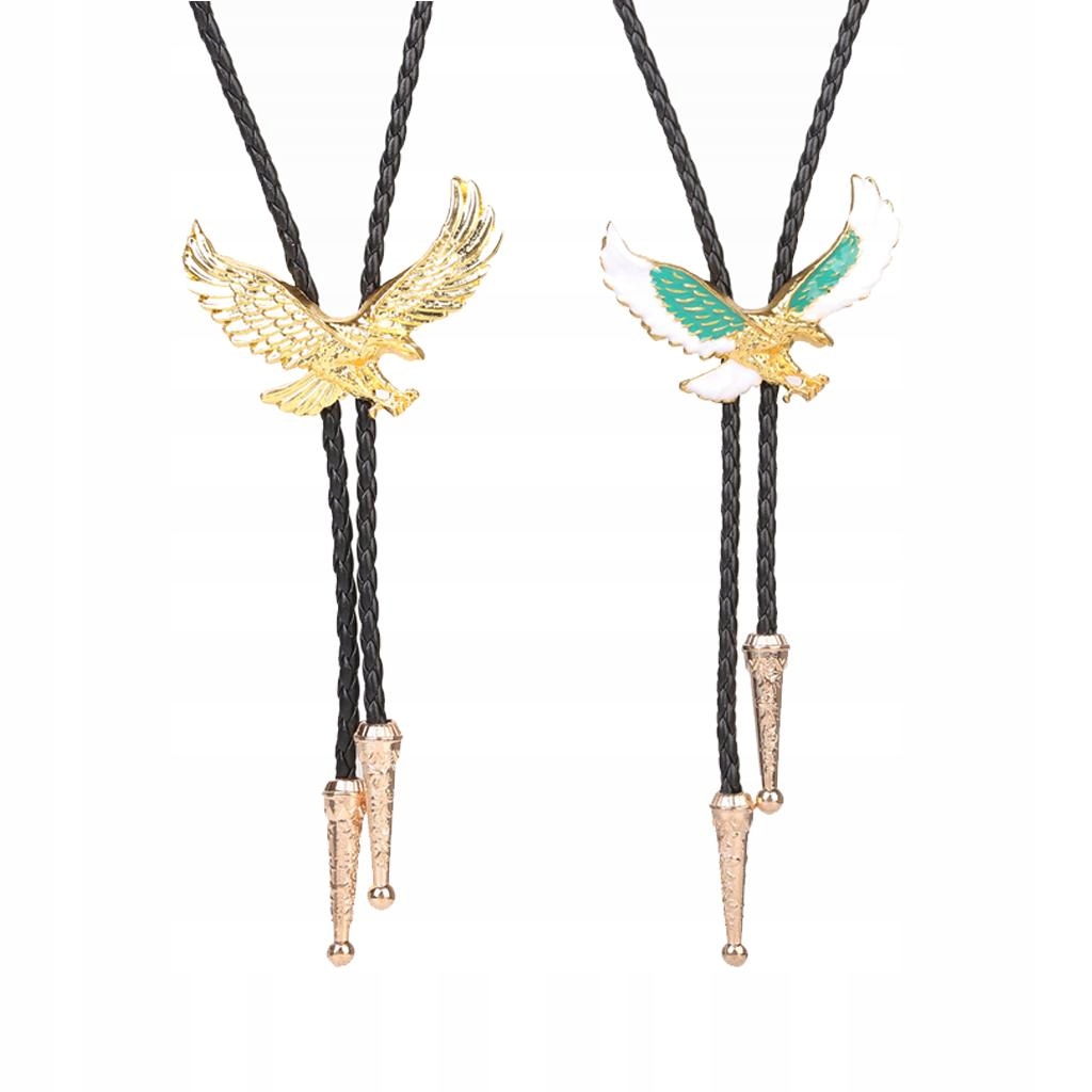 2 Eagle Bolo TIE Western Pendant Tirla