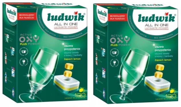Tablety pre umývačky riadu Ludwik All In One 120 ks X2