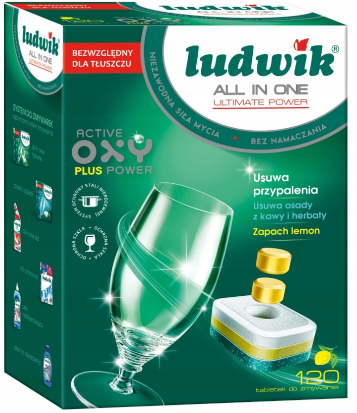 Tablety pre umývačky riadu Ludwik All v jednom 120 ks