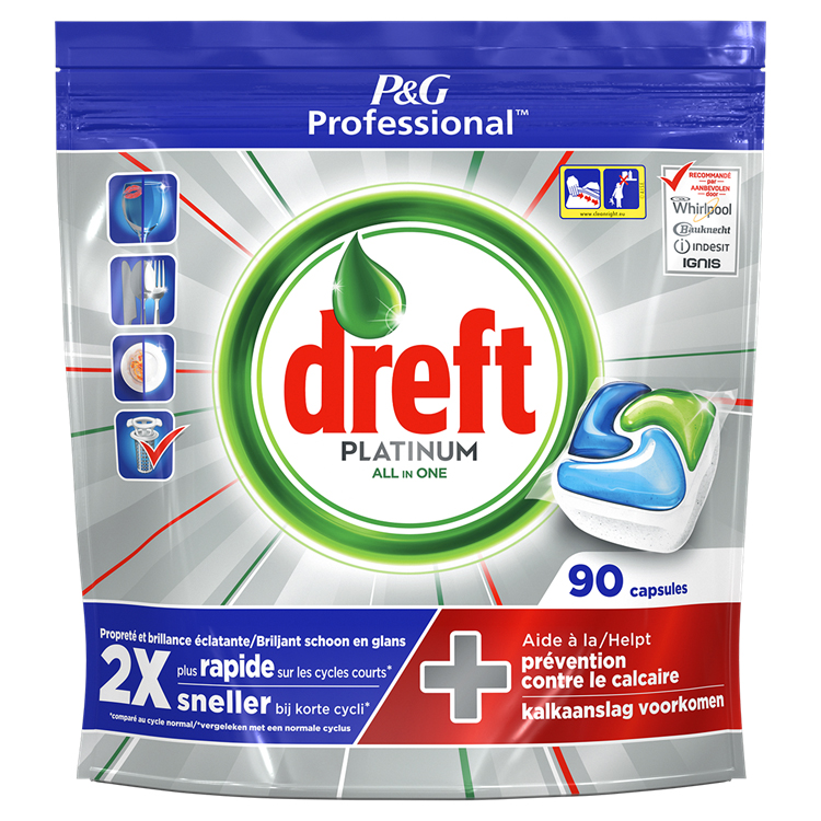 DREFT PLATINUM TABLETY V umývačke riadu 90 ks
