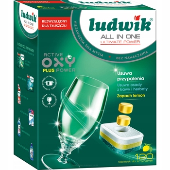 Tablety pre umývačku riadu Ludwik All In One 120PCS LEMO