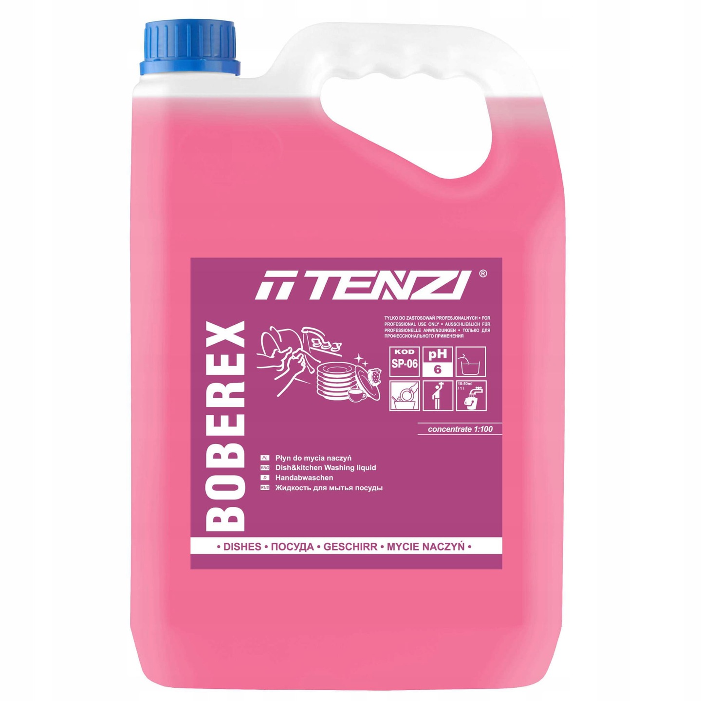 TENZI BOBEREX. Efektívne 5L umývanie riadu
