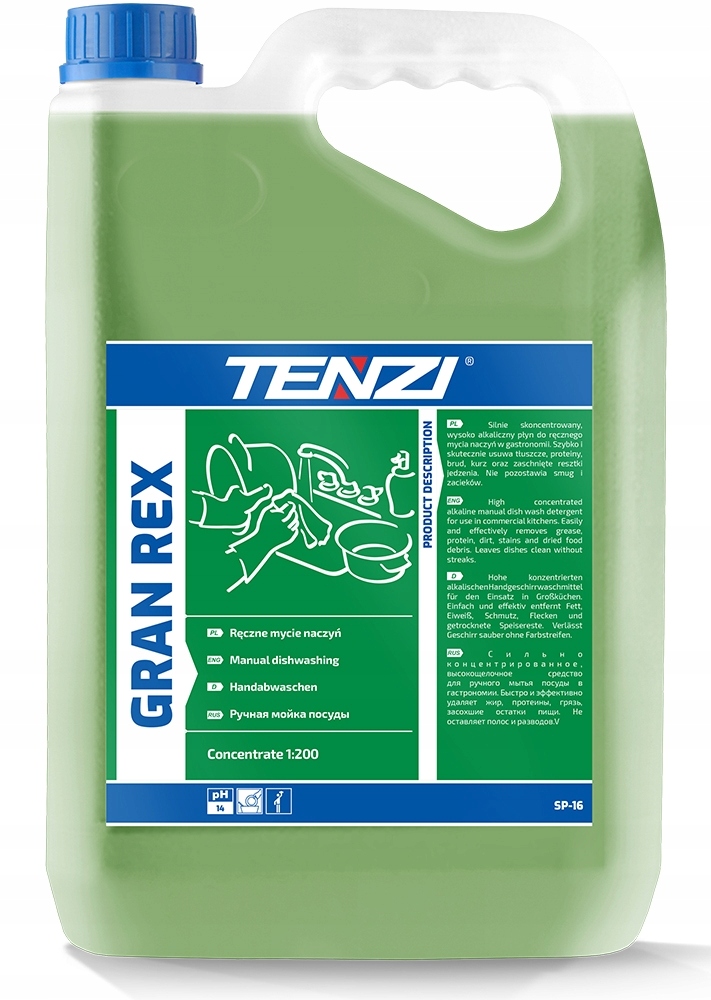 TENZI GRAN REX 5L Umývanie kvapaliny Koncentrát
