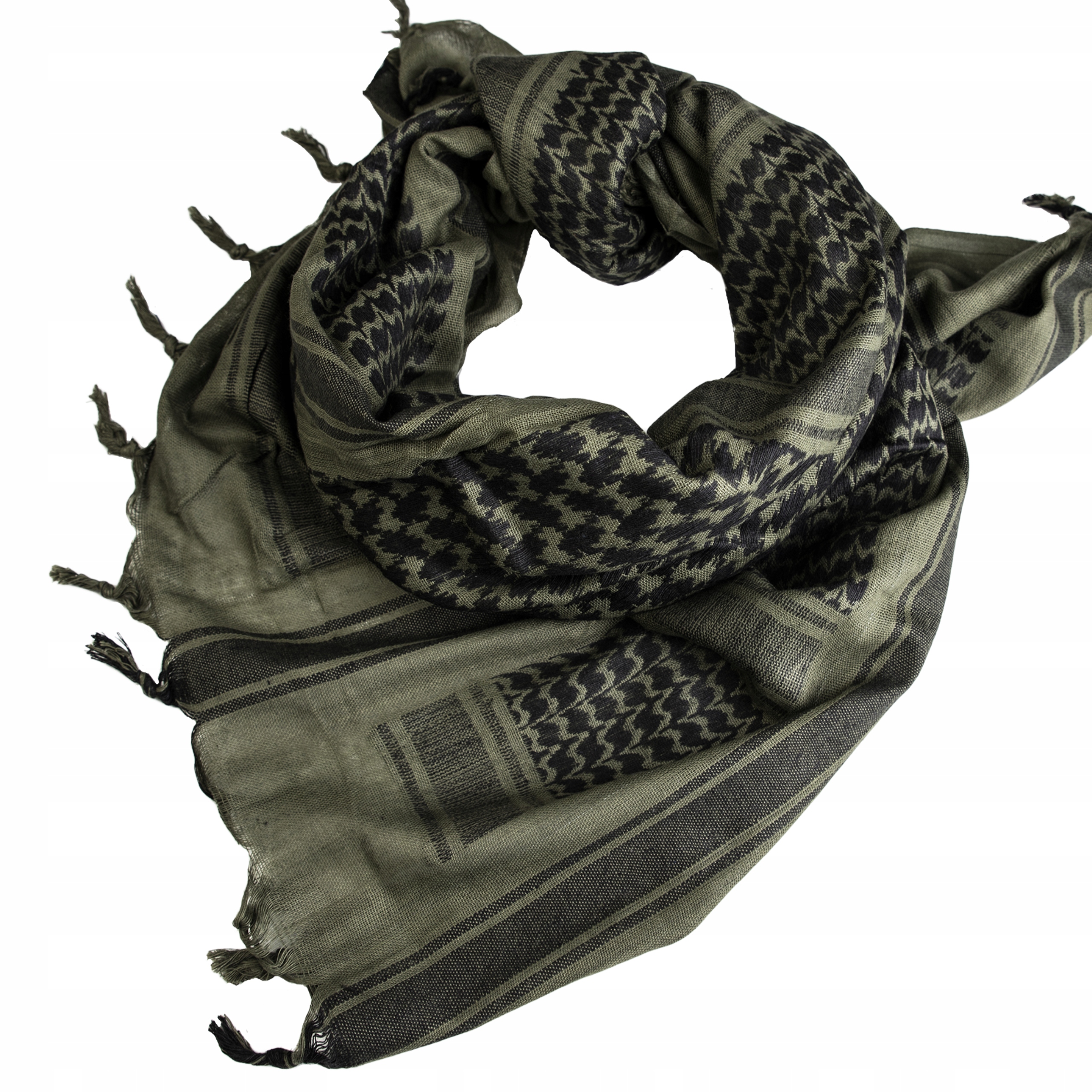 Šatka - Texar Arafatka Cotton Black, Khaki