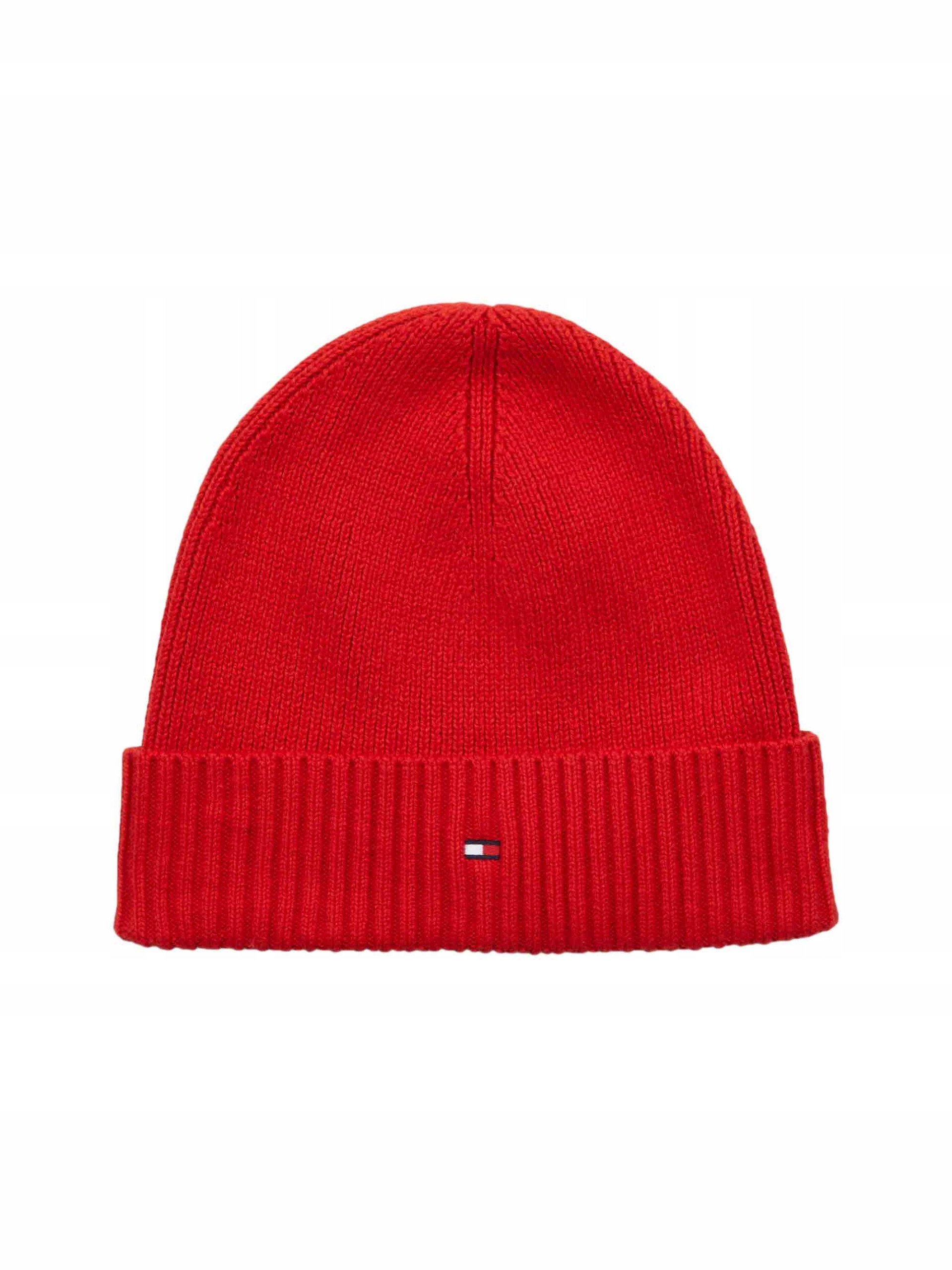 Tommy Hilfiger Essential Beanie Red Winter Cap