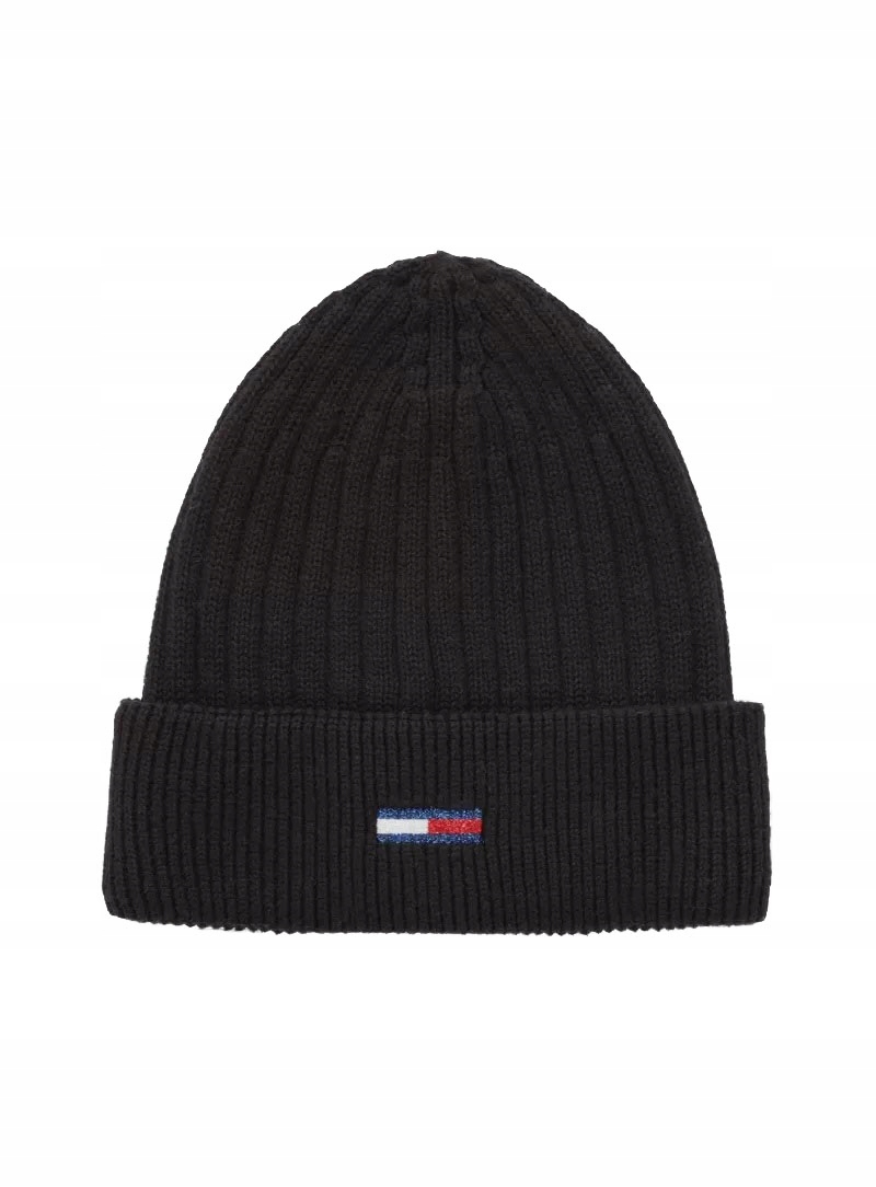 Tommy Hilfiger Winter Cap Flag Beanie Black