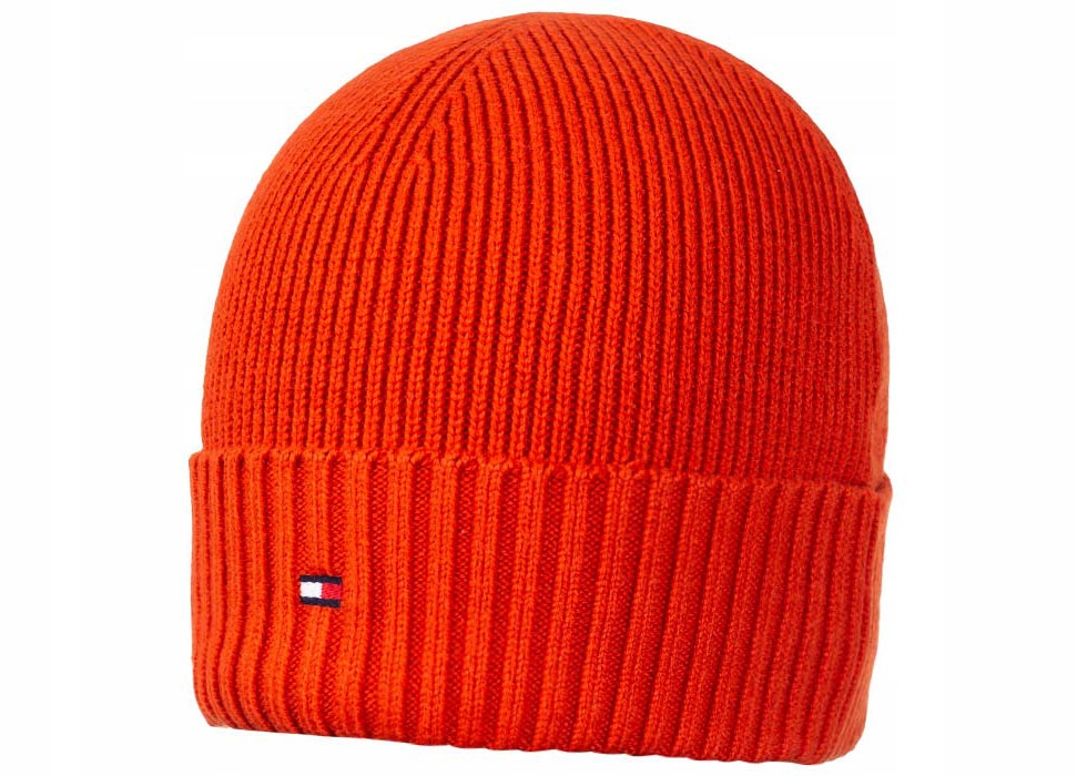 Tommy Hilfiger Winter Cap Flag Beanie Orange