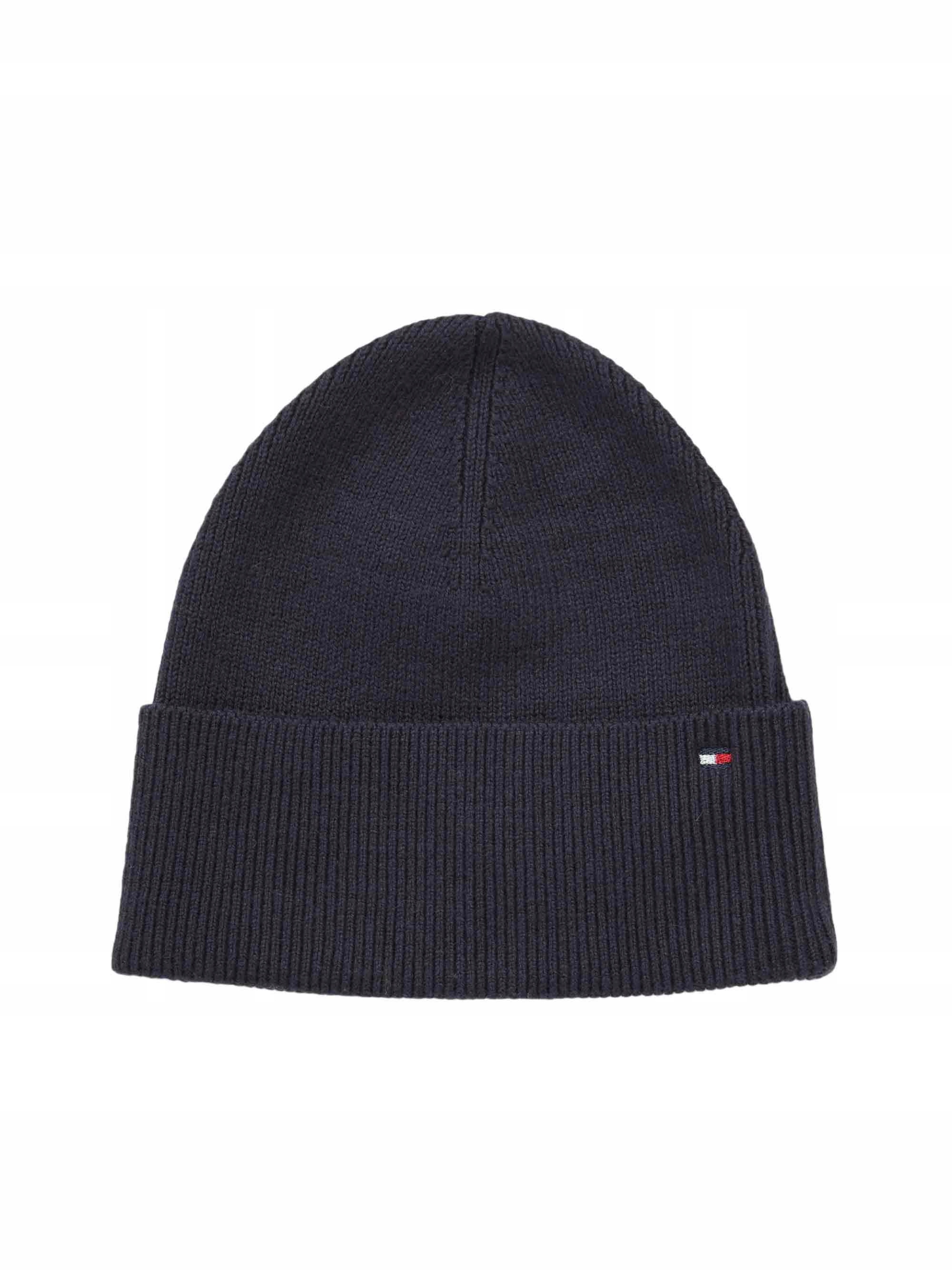 Tommy Hilfiger Dámska zimná čiapka Beanie Navy Blue
