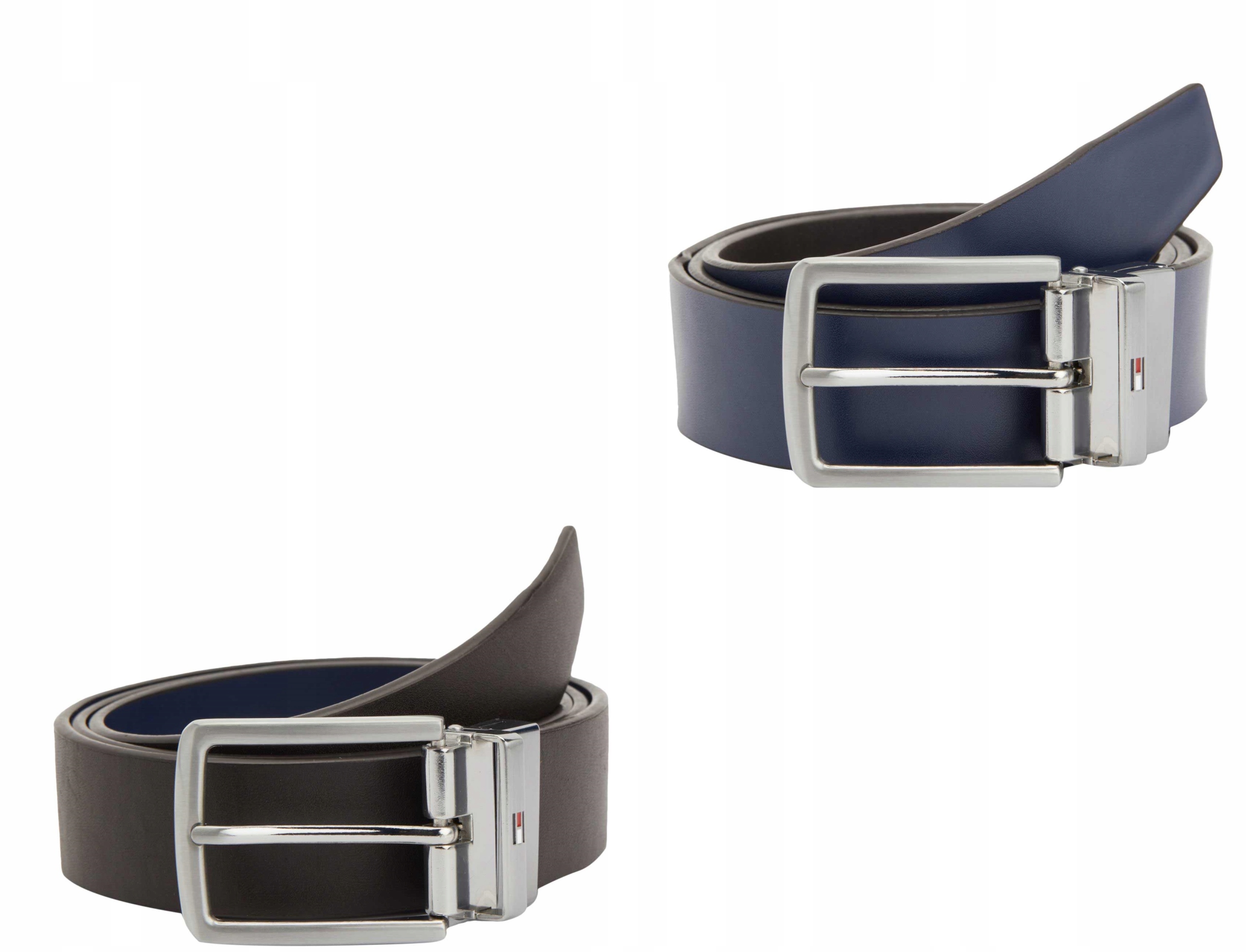Opasok - Tommy Hilfiger Brown, Navy Blue - Men's Product