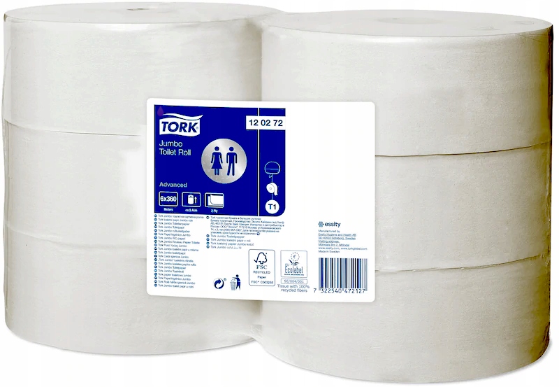 TORK 120272 Pokročilý jumbo toaletný papier x6