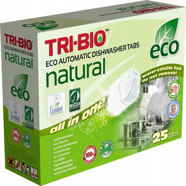 Ekologické kapsule TRI-BIO do umývačky riadu AllinOne