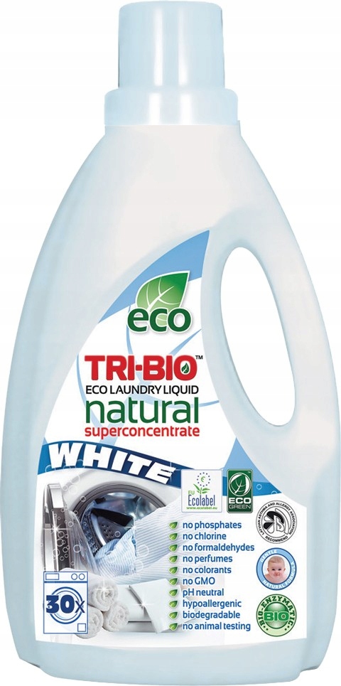 Prací gél - TRI-BIO EKOLOGICKÉ UMIEVANIE Kvapalina Biela 1,42L