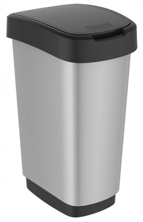 Twist metalický odpadkový kôš - 50 l
