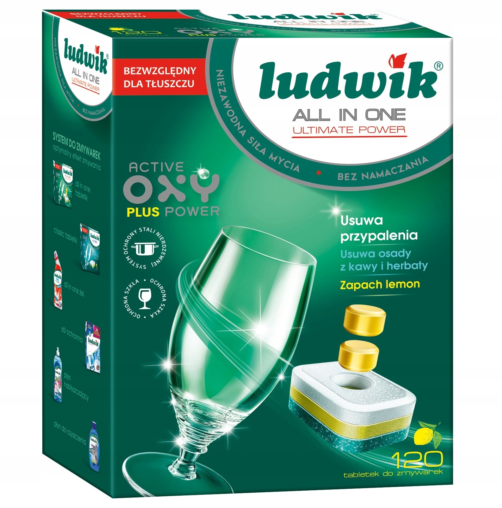 Tablety pre umývačky riadu Veľké obaly 120ks Ludwik