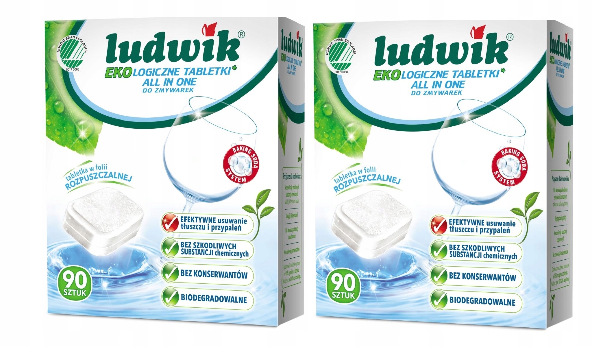 Ludwik EKOLOGICKÉ tablety do umývačky riadu 180 kusov