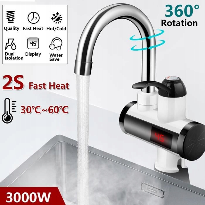 Čas 220V 3000W 360 ° Rotačná nerez