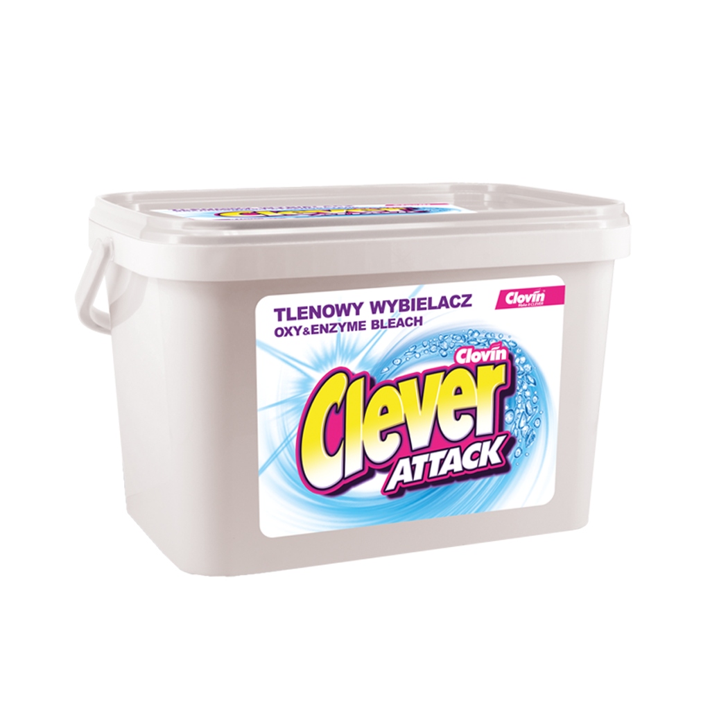 Bielidlo na prádlo - Kyslíkové bielidlo Clever Attack 3,6 kg