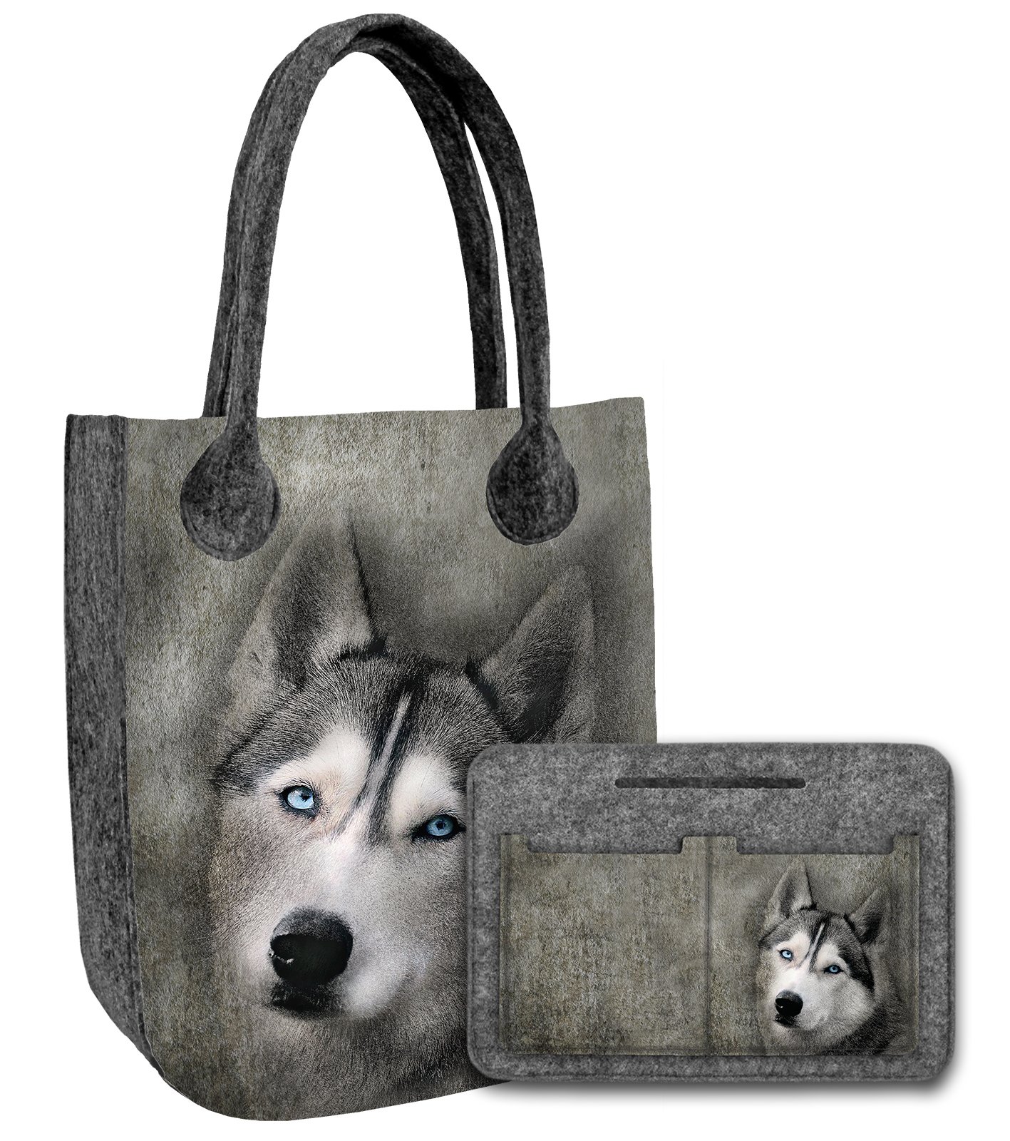 Sada organizátora plstených tašiek Bertoni Husky