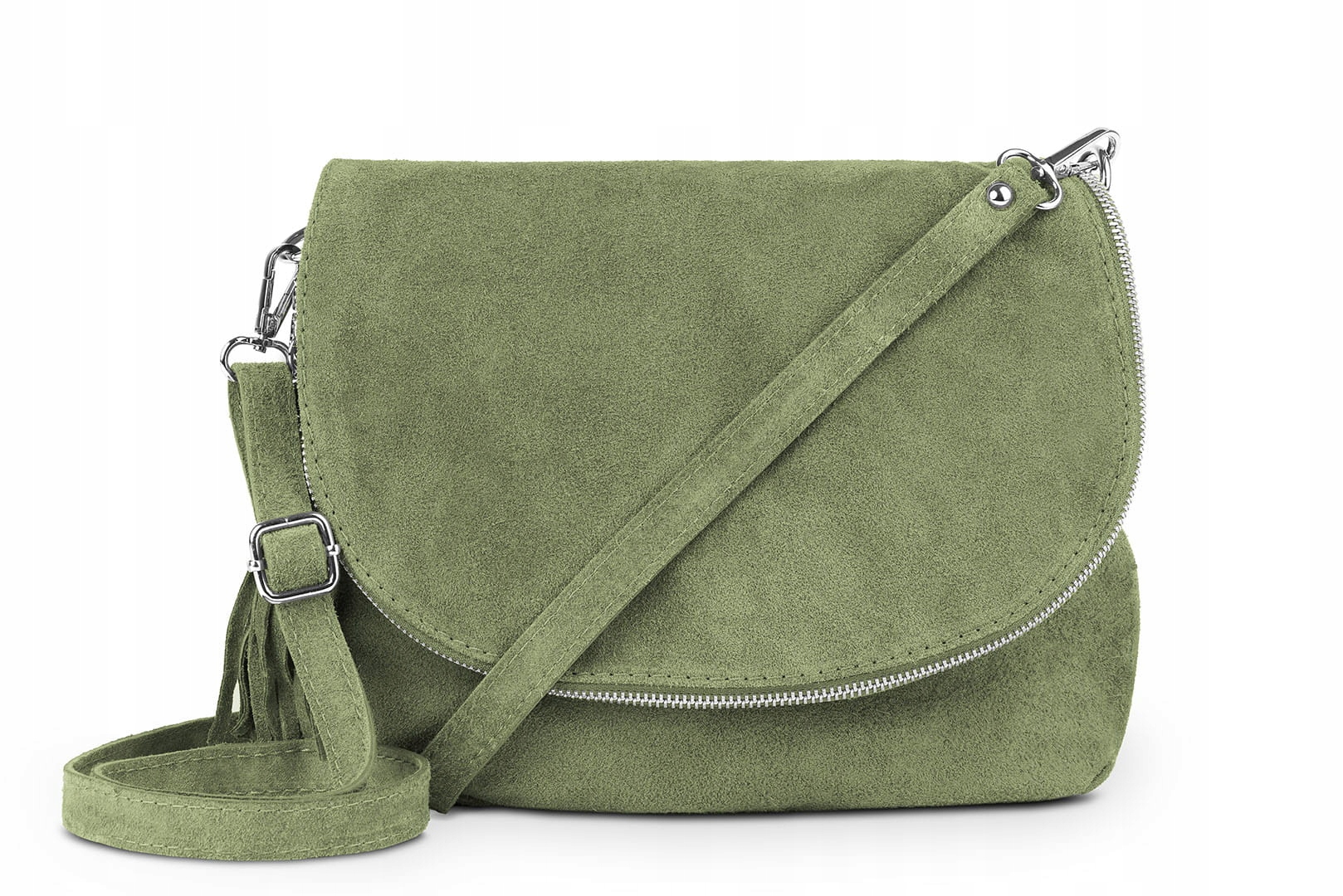 Vera Pelle Suede Leather Bag