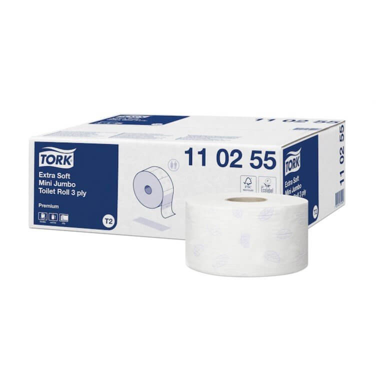 Tork 110255 - Mini Jumbo Extra Soft Paper Toal