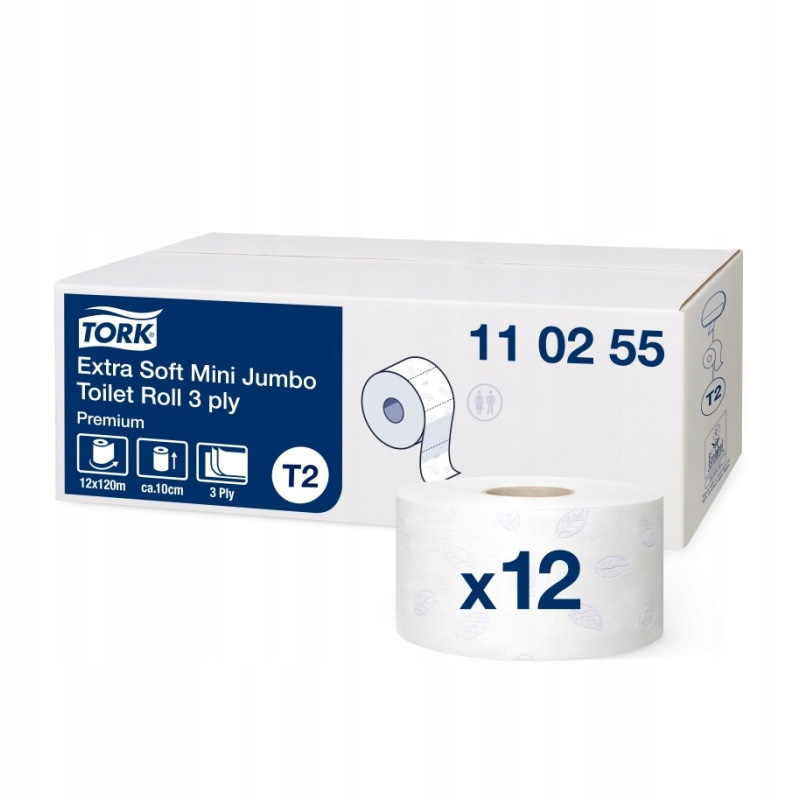 Tork 110255 - toaletný papier mini jumbo, 120 m T2