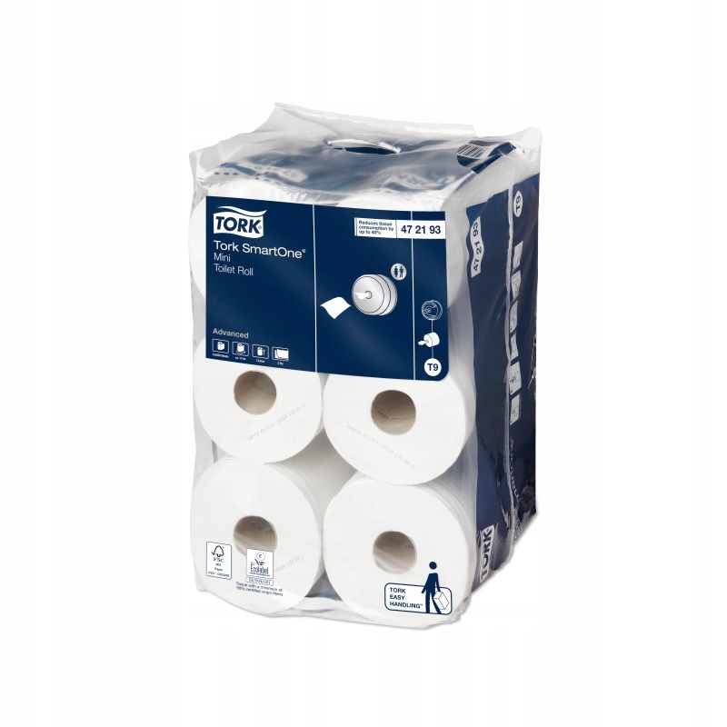 Tork 472193 - toaletný papier v mini role, T9 x12