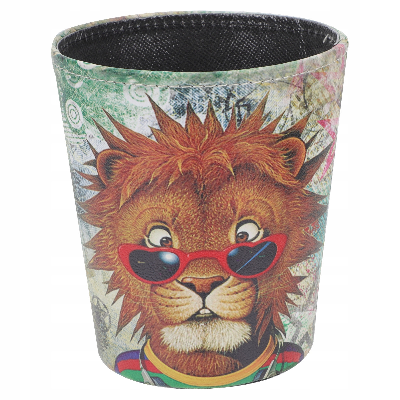Trash Bin Pu Tubbish Bin Lion Lion Lion