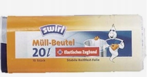 Trash tašky Univerzálne vírenie 20ns 15 ks