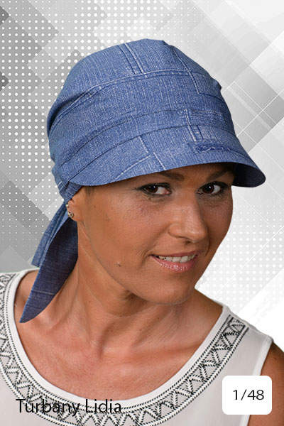 Turban šál so strechou Kaja Turbana Lidia, časť 2