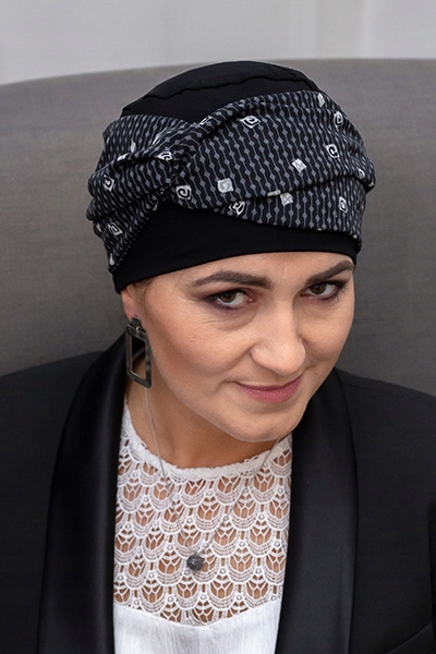 Turban Atelier de Creation Lidia multicolor s.univerzálny