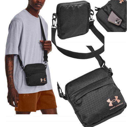 Pod vreckom na ramene Armor Loudon Ripstop Crossbody Black