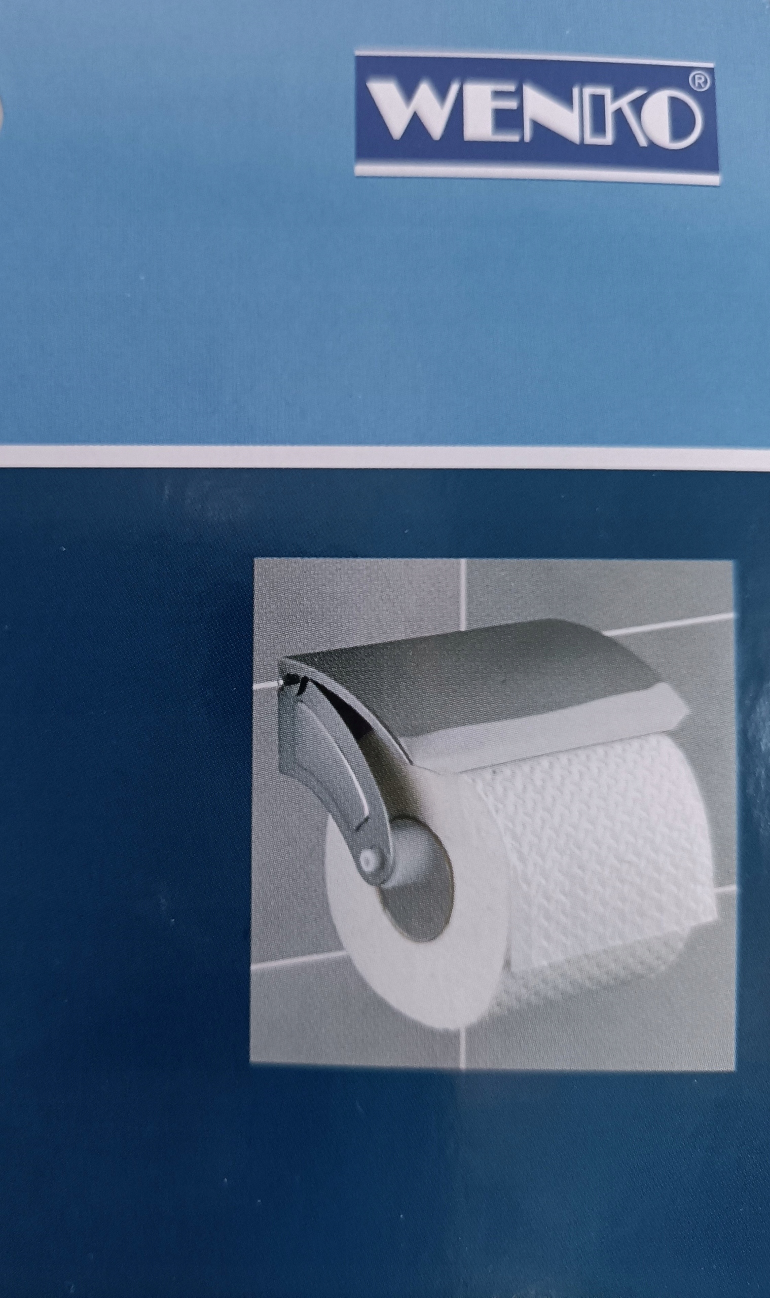 Základný držiak na toaletný papier s klapkou, wenko