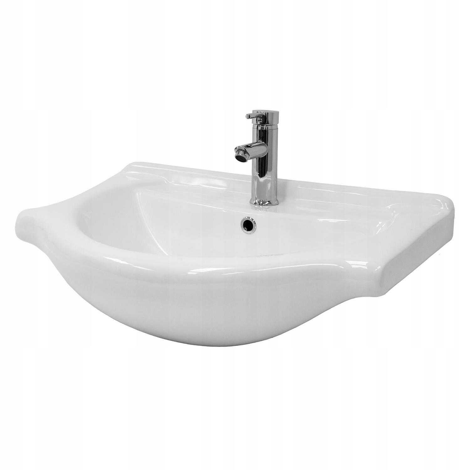 Kuchynská batéria - Sink 67,5x21,5x51,5 cm biela keramika