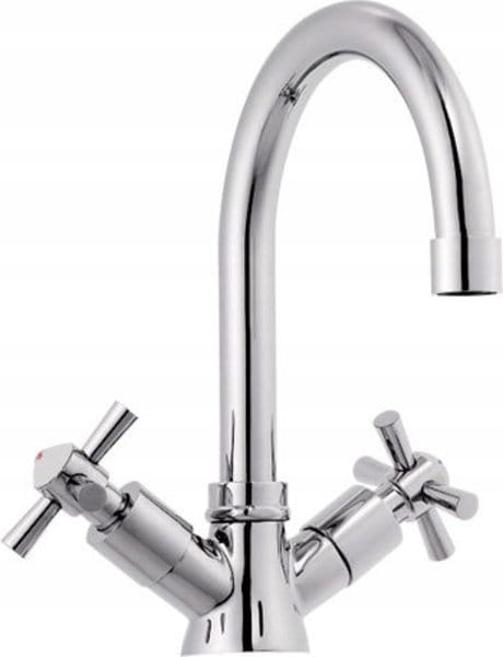 Washbasin 22,2 cm s gombíkami batérie, retro chróm