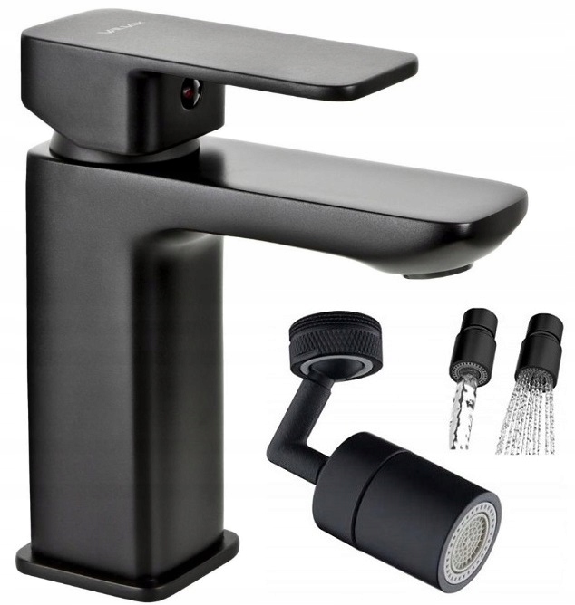 VALVEX LOFT BLACK Umývadlová batéria + 2-F perlátor