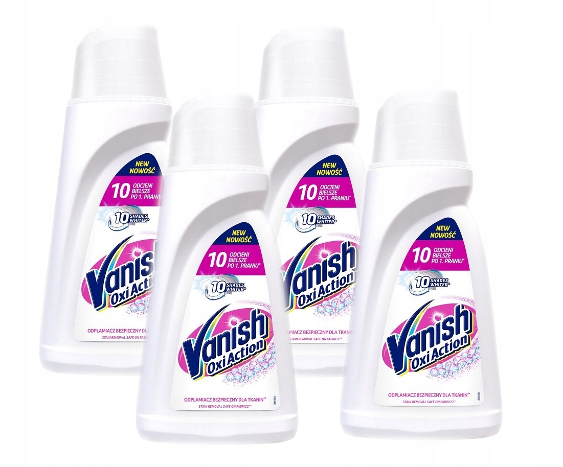 Odstraňovač škvŕn - Vanish Oxi White Gel Remvierd Gel Berly Flow 4L