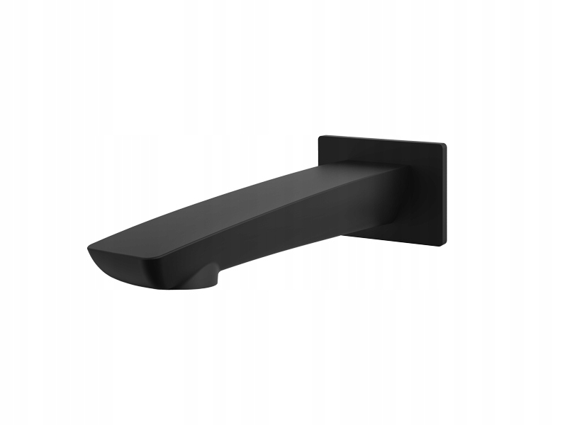Vedo deso Nero Wall Bath Spout 155 mm
