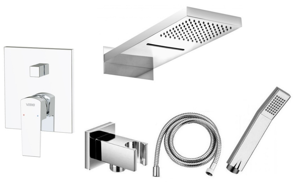 VEDO SETTE SPLACHOVACIA SET + KASKÁDOVÁ SPRCHOVÁ SPRCHA