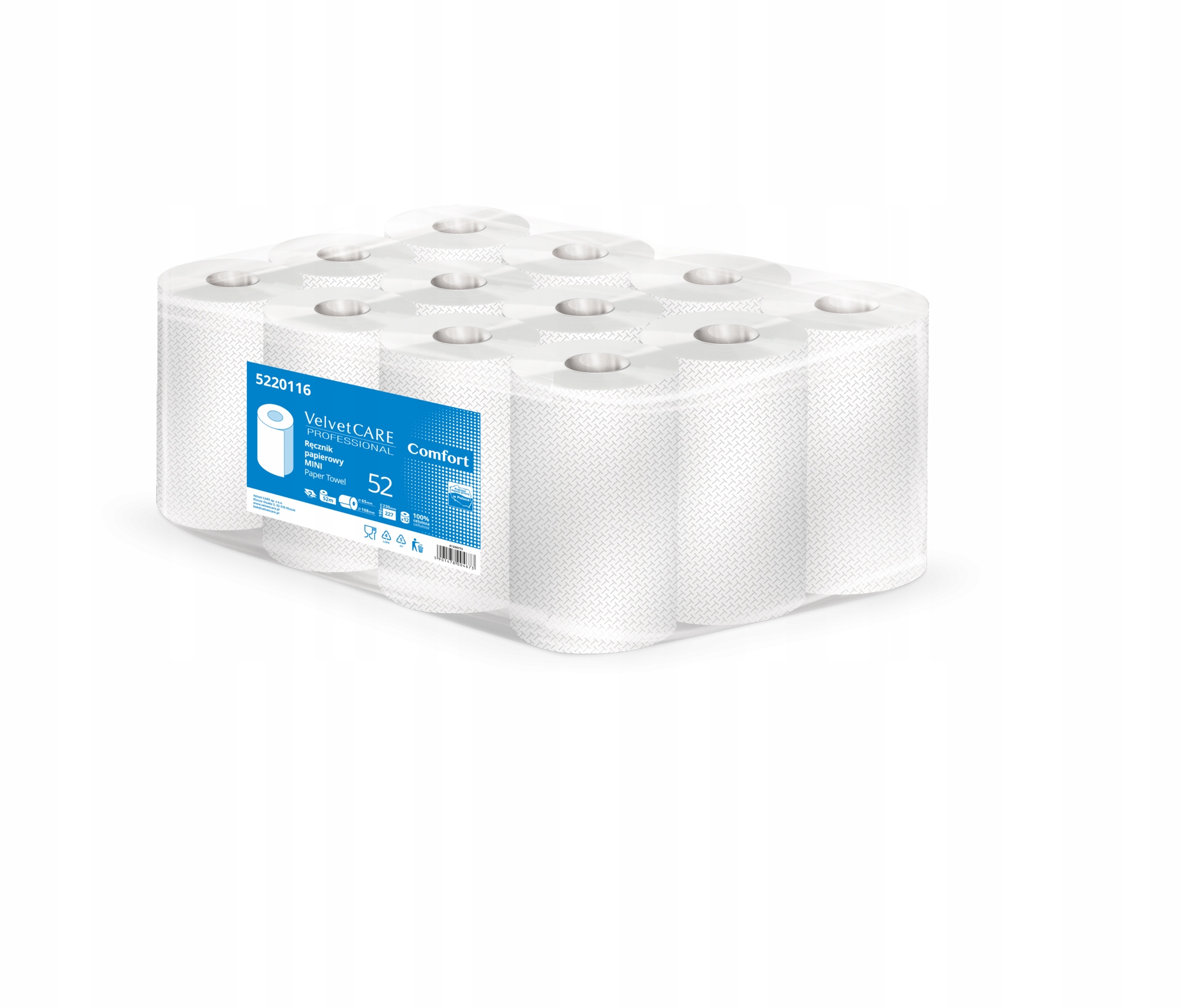 Velvet Care Mini Paper uterák 12 ks 52 MB 2War