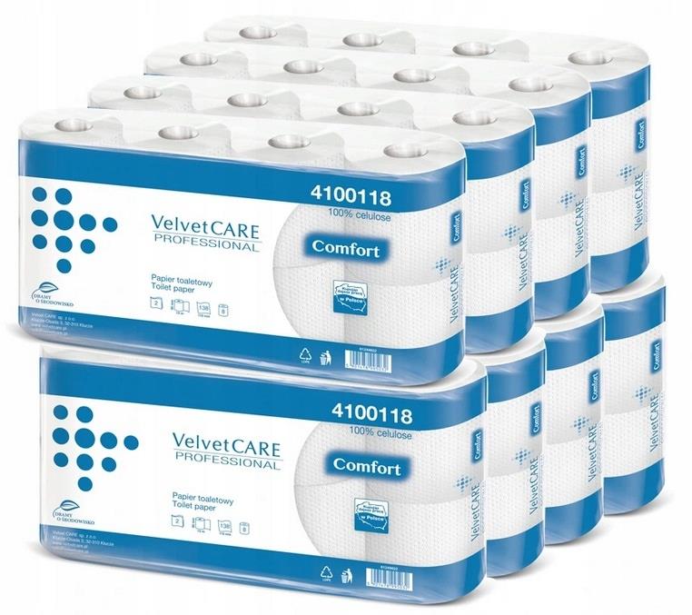 Velvet Care toaletný papier Comfort 64 ks x 15m
