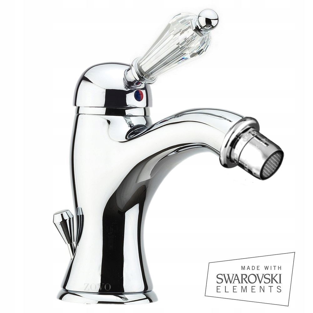 VETRO Retro Bidet batéria s odtokom. Kryštál.